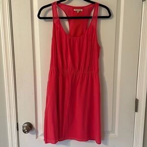 Madewell Broadway and Broome silk pink dress. Size 8
